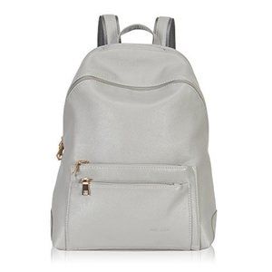 NWT Hynes Victory Faux Leather Backpack in Grey